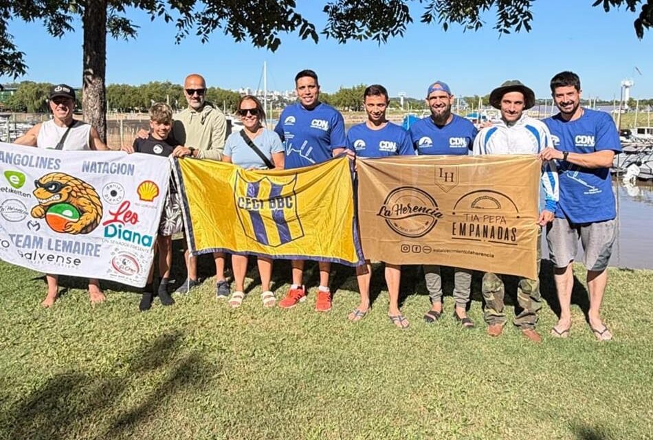 Los Pangolines siguen nadando y obteniendo premios: esta vez en la Maratón Paraná-Santa Fe