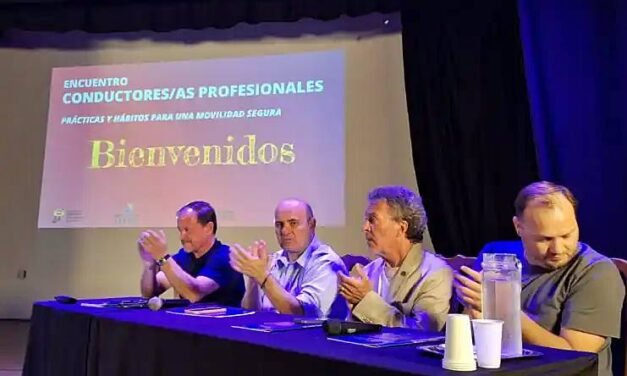 Camioneros: realizaron una jornada de concientización sobre seguridad vial en Esperanza