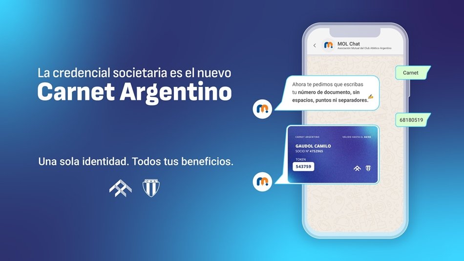 CARNET ARGENTINO: la nueva identificación digital de los socios del Club y la Mutual