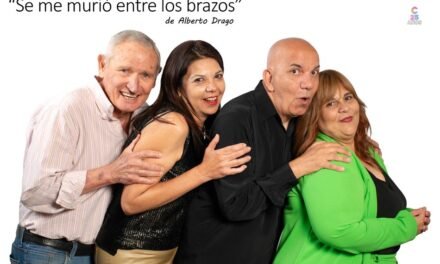 La Comedia Galvense: con localidades agotadas, el domingo llega la función estreno de “Se me murió entre los brazos”