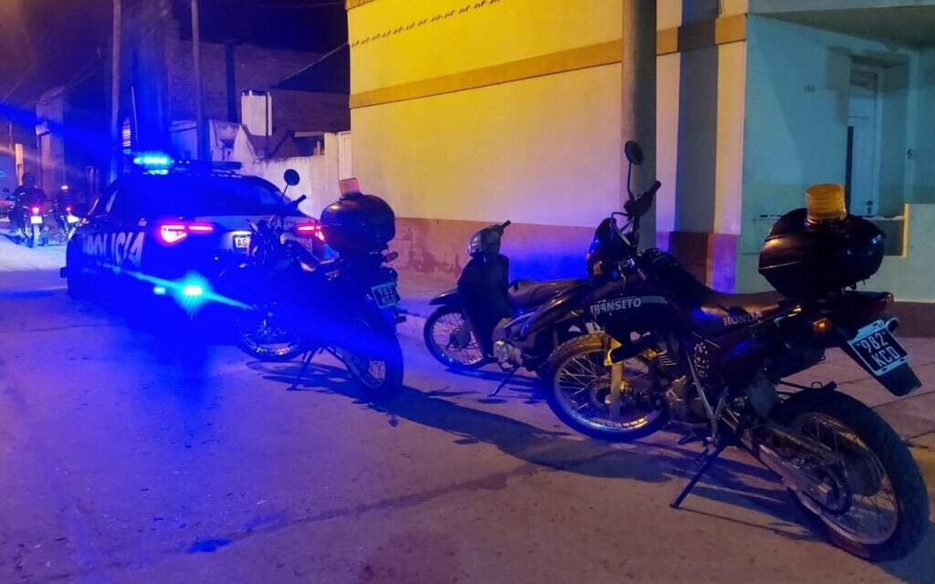 14 vehículos secuestrados en operativo de control de motocicletas