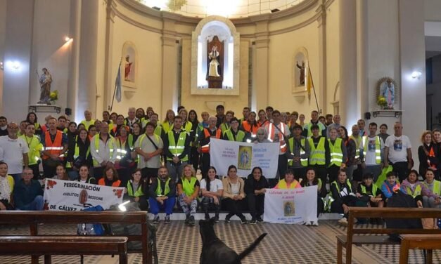 Los peregrinos de la 40a. edición, ya marchan a Guadalupe