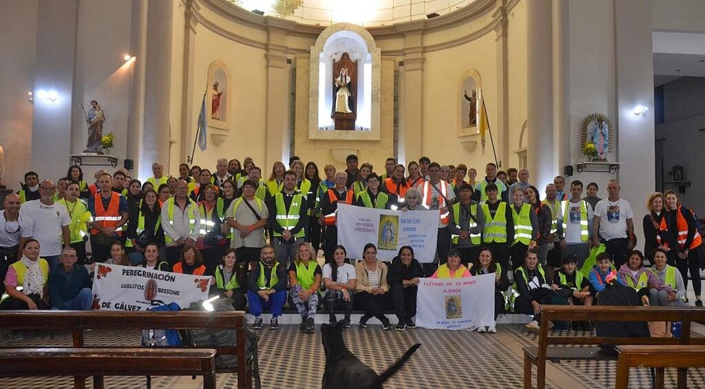 Los peregrinos de la 40a. edición, ya marchan a Guadalupe
