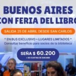 El sector Turismo de la Mutual del C.A.Argentino, te propone viajar a la Feria del Libro