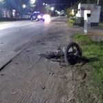Un motociclista murió en un choque sobre la Ruta 11
