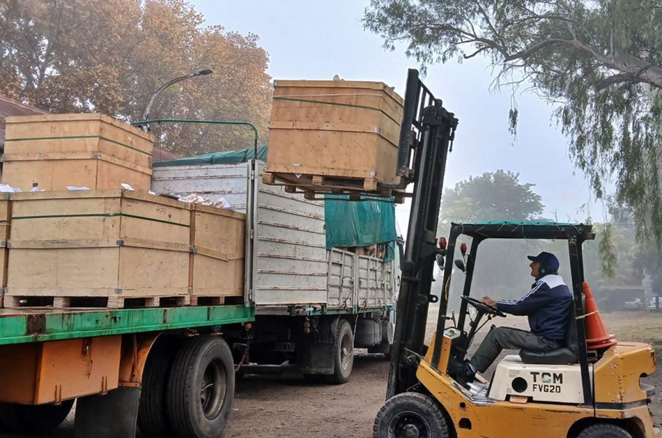 «Cartón Lleno» completó una nueva carga de 9580 kilos: urge la necesidad de voluntarios