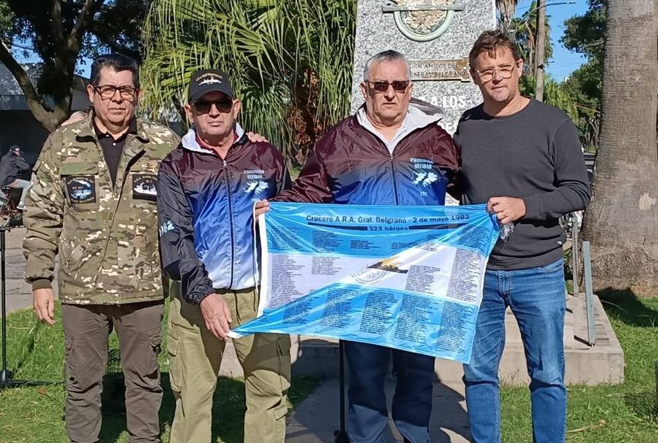 Gálvez homenajeó a los héroes del ARA General Belgrano a 44 años de su hundimiento