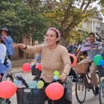 Con su tradicional bicicleteada en familia y jornada en el club, el Jardín nro. 108 cerró una semana de festejos