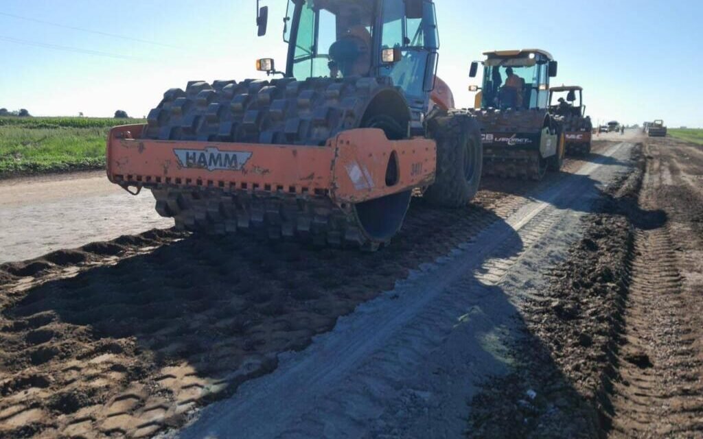 Avanza la repavimentación de la Ruta 41s en el Departamento