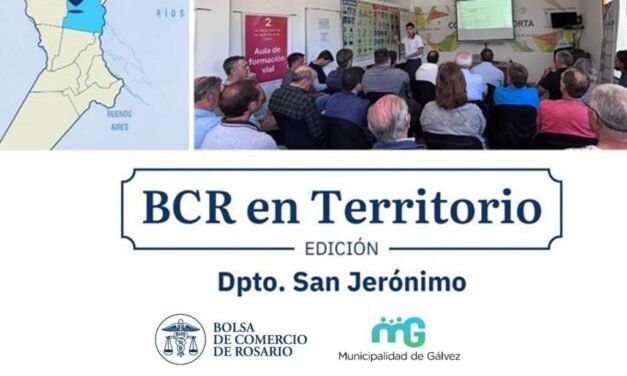 Gálvez, la nueva parada de BCR (Bolsa de Comercio de Rosario) en Territorio