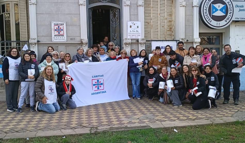 La colecta domiciliaria de Cáritas recaudó unos 8 millones de pesos