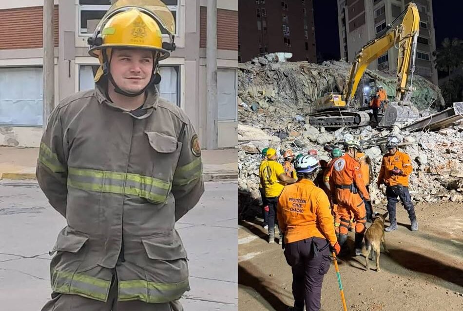 BOMBERO GALVENSE YA SE ENCUENTRA TRABAJANDO EN RESCATE EN VENEZUELA
