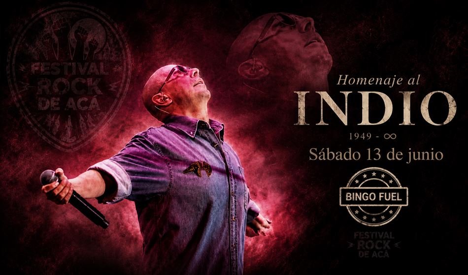 Festival «Rock de Acá» prepara su segunda edición para este sábado 13 y rendirá homenaje al Indio Solari
