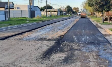 Municipio: este fin de semana asfaltan tres cuadras de calle Yapeyú
