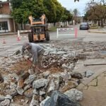 El Municipio lanzó un plan sistemático de recambio de paños de hormigón y bacheo