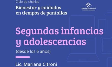 Bienestar y cuidados en tiempos de pantallas: charla abierta y gratuita en Gálvez