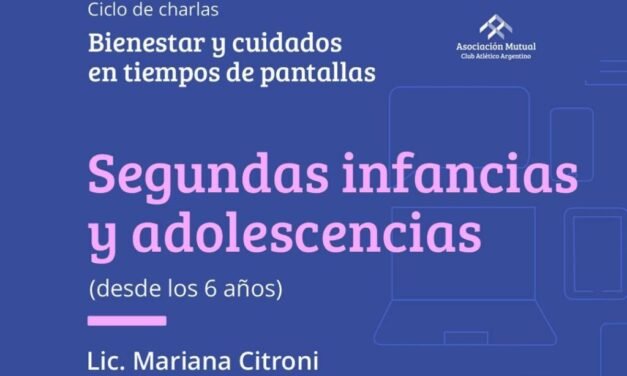Bienestar y cuidados en tiempos de pantallas: charla abierta y gratuita en Gálvez