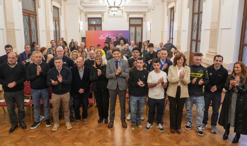 El Mundial de Flat Track Argentina fue presentado oficialmente en Casa de Gobierno: correrán Coduri y Frey