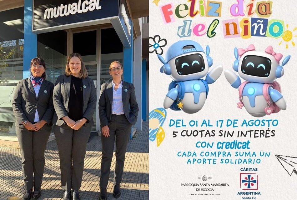 Llega una nueva promo de CREDICAT y con cada compra, colaborás con la Parroquia y con Cáritas!!!