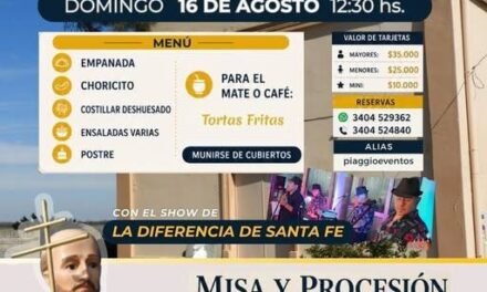 D’Angelo anticipó los festejos patronales en Campo Piaggio: «Estamos con toda la energía»