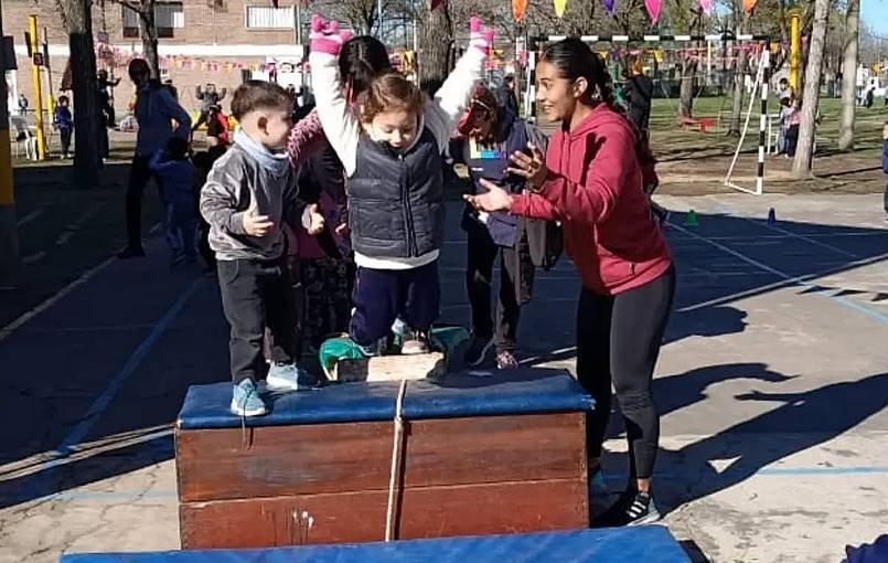 Los jardines vivieron jornada recreativa en el CEF Nro. 42