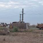 Chocaron dos camiones en el ingreso a San Eugenio