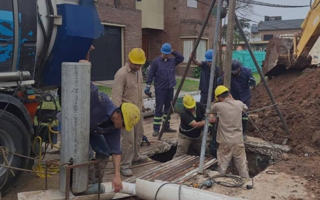 RENOVACIÓN DEL COLECTOR CLOACAL URQUIZA: se completó la última cuadra