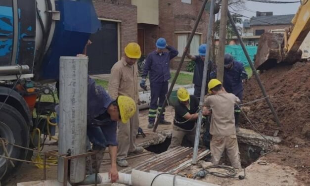 RENOVACIÓN DEL COLECTOR CLOACAL URQUIZA: se completó la última cuadra