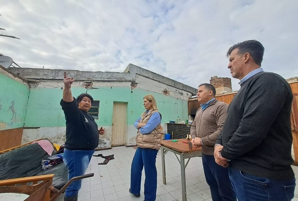 Autoridades recorrieron el tambo devastado por el tornado: «Fueron 2, 3 minutos que fueron eternos»