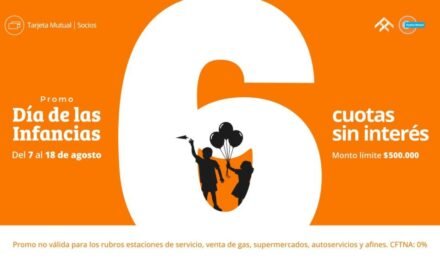 Desde hoy, podés comprar tus regalos para el Día de las Infancias en 6 cuotas sin interés con Tarjeta Mutual