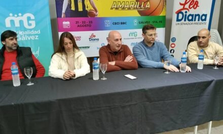Gálvez se prepara para vivir un gran fin de semana de básquet con el “Chapu Nocioni”